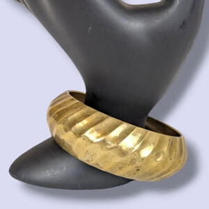 (2/$20) Brass Closed Bangle Bracelet